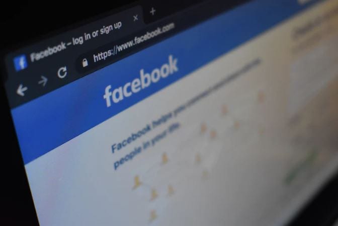 Marketing no Facebook: imagem da tela do Facebook