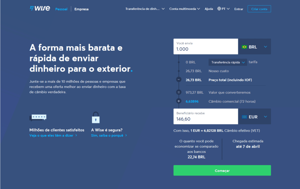 landing page exemplos: imagem de um formulários e um texto explicativo com o background a cor azul